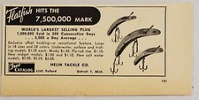 1951 Print Ad Helin Flatfish Fishing Lures Made in Detroit,Michigan picture