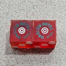 Vintage Onslow Hotel & Casino Dice Marked O H- 1970's 1980's Reno Nevada picture