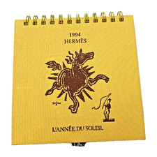 Hermès 1994  Desk Calendar “L’Année du Soleil ” – Vintage Rare - Collectable picture
