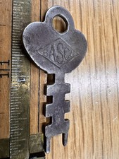 🌿 🗝️ Vintage Car Automobile Ignition Key marked BASCO  picture
