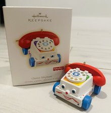 Hallmark Keepsake Fisher Price Chatter Telephone Ornament Christmas 2009 W/ Box picture