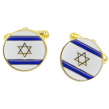 PBX-008-7 Israel Flag Israeli Cufflinks Support Israel picture
