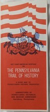 ***VINTAGE PENNSYLVANIA TRAIL OF HISTORY AND MAP GUIDE BROCHURE*** picture