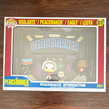Funko Pop Deluxe Moment Peacemaker Introduction #01 Vigilante Eagly Leota New picture