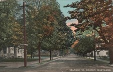 Easton MD    Hanson St.    Corner of Dover St. & Hanson St.   Residential   1913 picture