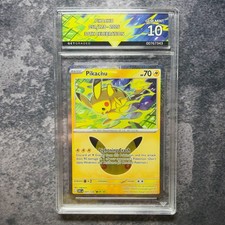 Pikachu 051/128 2026 Pokemon 30th Celebration GetGraded 10 Art Label picture
