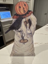 Vintage Halloween Bethany Lowe Kathy Seburn JOL Crow  Retired Dummy Board Large picture