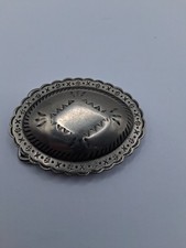 Belt Buckle Southwestern Navajo Style Silver tone Concho Vintage Never used NEW picture