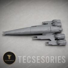 Mass Effect Normandy SR-2 15in Grey 3D Printed Ship Display Model picture