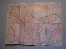 VINTAGE SOUTHEASTERN UNITED STATES MAP National Geographic January 1958 picture