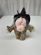 VTG Joelson Industries Kitchen Witch Halloween Decoration Shelf Sitter Doll picture