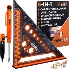 THORVALD 6-in-1 Carpenter Square 7 inch (1/16