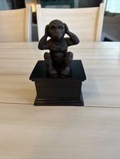 Monkey Trinket Box  SPI   Neiman Marcus   NEW  “Hear no evil” picture