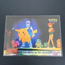 Topps 1999 Pokémon First Movie Trading Card #25 The Battle of the Champions picture