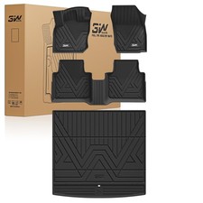 3W Floor Mats & Cargo Liner for Volkswagen Tiguan 2025 2026, All-Weather Prot... picture
