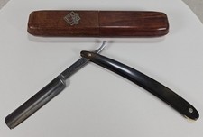 Vintage Straight Razor J.A.HENCKELS TWINWORKS 410 CERTIFIED w Puma Solingen Case picture