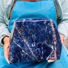 12.14 LB Natural Large Polished Sodalite Freeform Blue Mineral Specimen 5887 picture