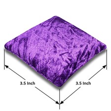Purple Crushed Velvet Crystal Sphere & Point Display Pillow (3.0