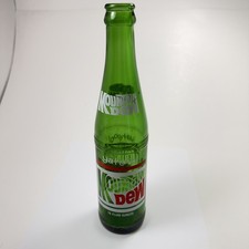 Vintage Ya-hooo Mountain Dew 10 oz Green Glass Bottle Soda Coke Pop Beverage picture
