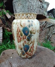 Vintage / Antique Hungarian ZSOLNAY  PORCELAIN VASE - ca 139 Years Old - MINT picture