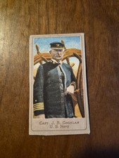 Vintage 1901 T175 Heroes of the Spanish War #5 Capt. J.B. Coghlan Tobacco Card picture