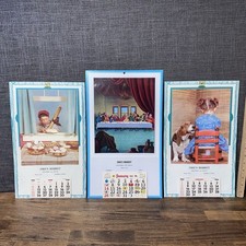 Vintage 1961 1962 Jakes Market Nashua Iowa Advertising Calendar Lot of 3 picture