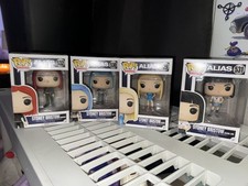Sydney Bristow ALIAS TV Show Funko Pop Complete 4-piece Set / Great Condition picture