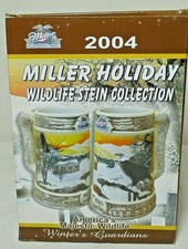 '04 Miller Brewing Winter Guardian Stein America's Majestic Wildlife. NIB.15622 picture
