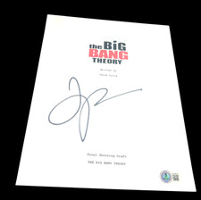 JIM PARSONS SIGNED AUTOGRAPH TELEVISION SCRIPT BIG BANG THEORY BECKETT BAS D picture