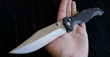 11” XL Pocket Knife Mega Big Black 5” Blade Axis Lock Manual Folding Knife Sharp picture