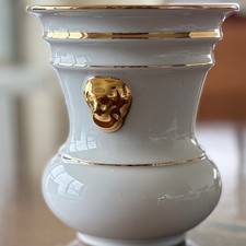 Vintage Seltmann Weiden Echter Friesentopf Porcelain Vase West Germany Gold picture