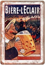 OGÉ, Eugène Bière de l'Eclair, 1900 Liquor Poster Retro Look Sign E1168 picture