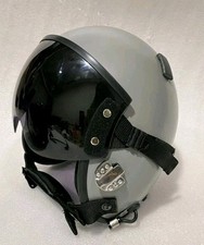 HGU-55 CUSTOM PLAIN GREY FIGHTER PILOT HELMET REPLICA (SIZE M, L , XL, XXL)  picture