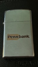 Zippo 1976 Penn Bank slim lighter, Not Used.  No Box picture