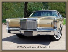 1970 Lincoln Continental Mark III, Toolbox - Refrigerator Magnet, 42 MIL picture