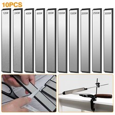 10PCS 120-3000 Grit Diamond Knife Sharpening Plate Honing Stone Whetstone Kit picture