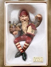 Vintage Kandy's FolkArt  Kurt Adler Old World Santa Shelf Sitter 6 3/4”high picture