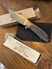 Shirogorov Knives -  Marlowe , 71 of 100 Special Edition Custom Knife - Molten picture