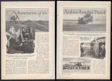 British Royal Air Force 1931 article “Adventures of the Arabian Knights Patrol