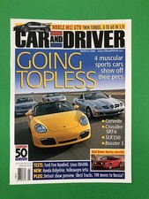 2005 PORSCHE BOXSTER S ORIGINAL MAGAZINE COVER ***COVER ONLY*** picture
