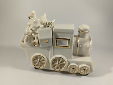 Mikasa Holiday Elegance Porcelain Musical Train with Toys.  Music box.  picture