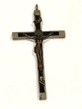 GERMAN ANTIQUE GOLGOTHA NUN HABIT PECTORAL 6.25