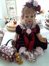 FAYZAH SPANOS BUTTERFLY KISES 26IN. DOLL 1994 MINT CONDITION NEW SHOES AND PURSE picture