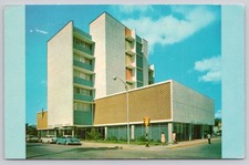 First National Bank Brownsville TX Lusterchrome Postcard 1963 Postmark picture