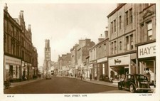 Ayr Scotland Main Street OLD PHOTO picture