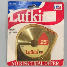 VTG Lufkin Tape Measure 2125 Series 2000 Chrome 25ft 1