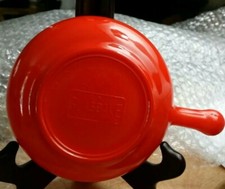 Vintage Red GlasBake Sauce Pan picture