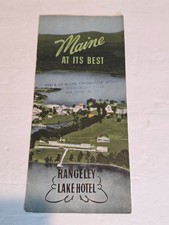 VTG Rangeley Lake Hotel in Rangeley Maine Brochure 1935-1940 Maine at its Best picture