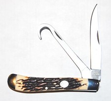 Rite Edge Hoof Pick Burnt Bone Horseman Knife Equine Cleaning Grooming Tool NEW picture