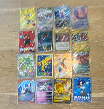 Nintendo Pokémon TCG & Sonic the Hedgehog 16-Card Non-Sport Lot English picture